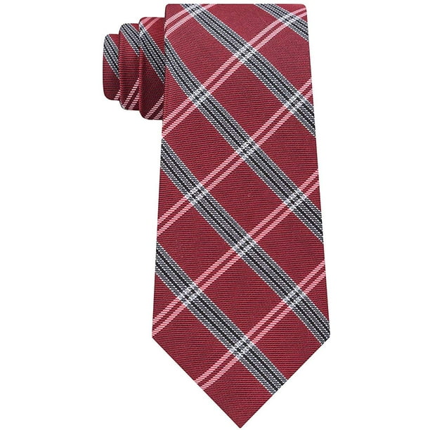 Tommy Hilfiger Mens CUBES Pocket Square One Size Red
